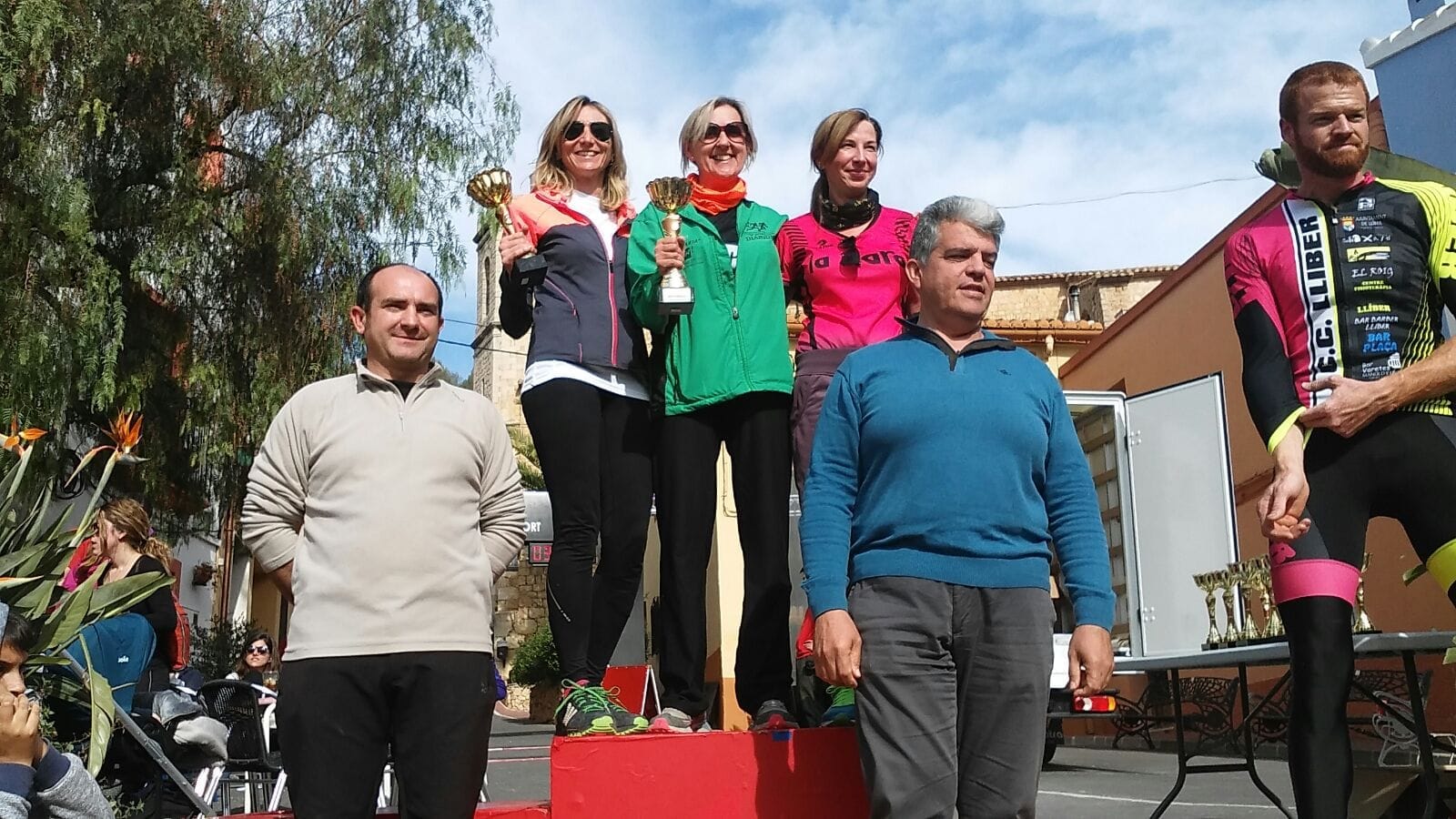 Marisa Marco en el podio