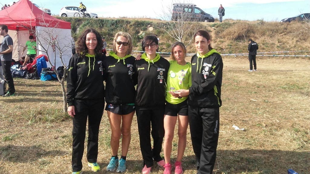 Mayca Sala con el resto del equipo del Playas de Castellón