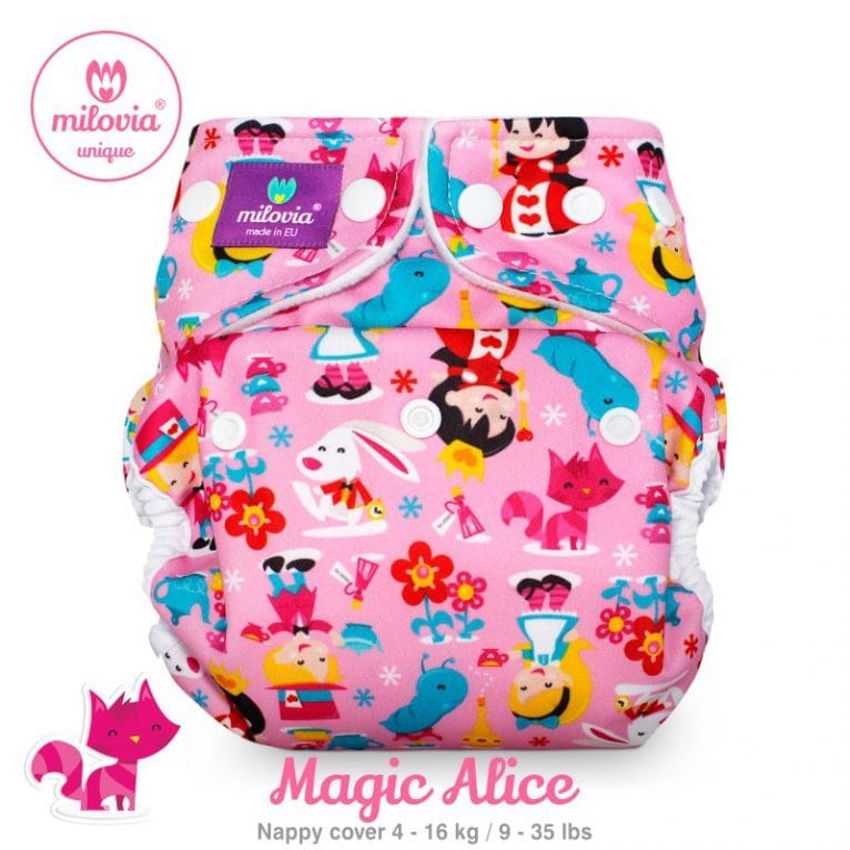 Pañales milovia unique Magic Alice nappy cover one size