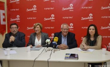 Parlamentarios socialistas en Dénia