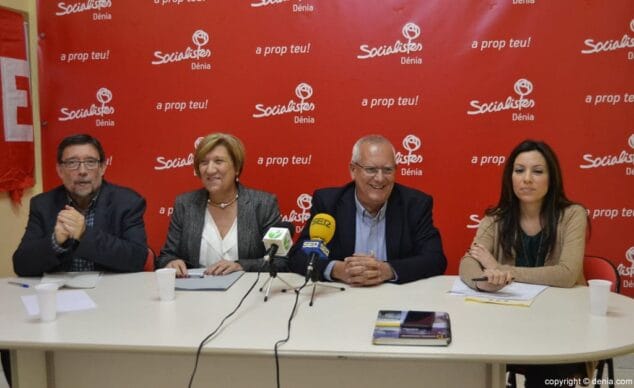 Parlamentarios socialistas en Dénia