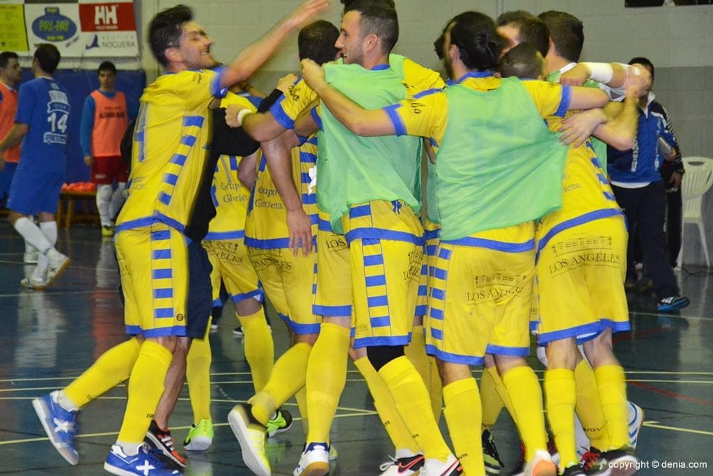 Espectacular remontada del Dénia Futsal ante el Manzanares FS 1 Piña jugadores