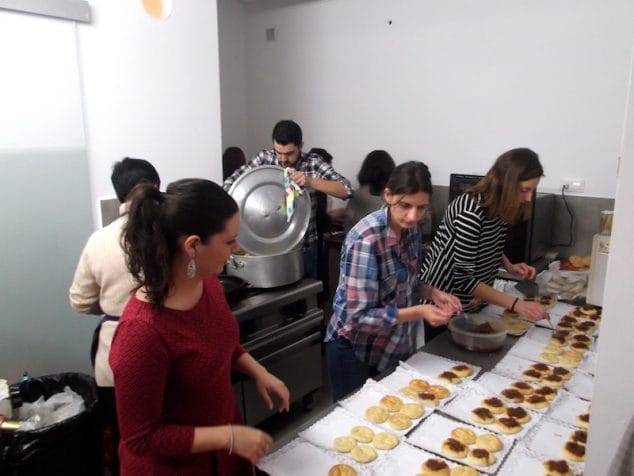 Preparativos en la cocina
