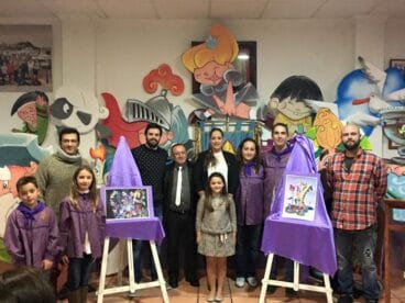 Presentación de bocetos de la falla Campaments