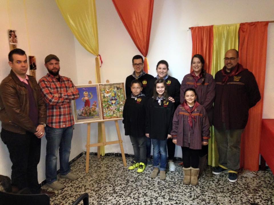 Presentación de bocetos de la falla Diana