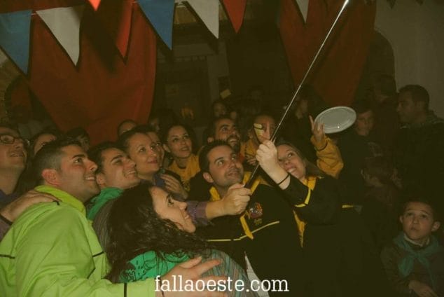 Selfie en la visita de casales en la falla Oeste