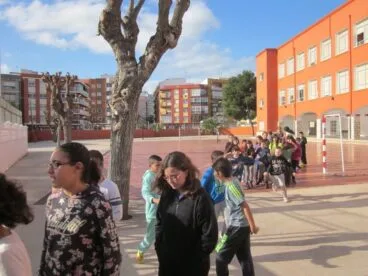 Simulacro de evacuación en Dénia