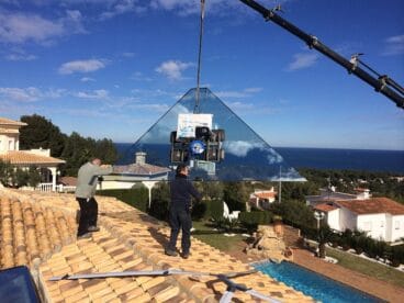 Tejado para instalación Lucenario