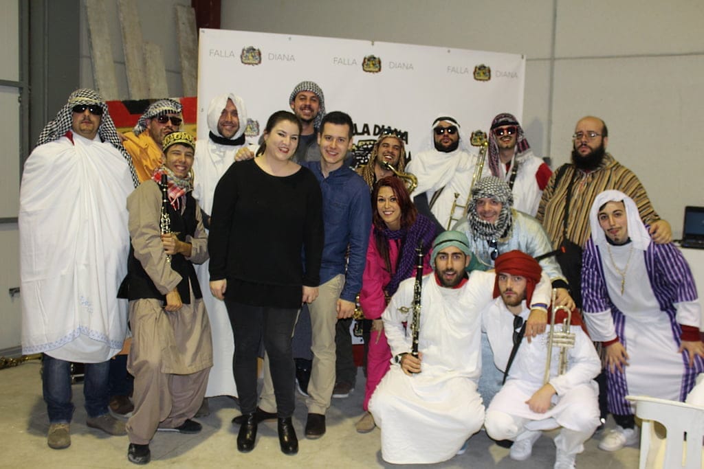 Toca't Un Ou en la falla Diana