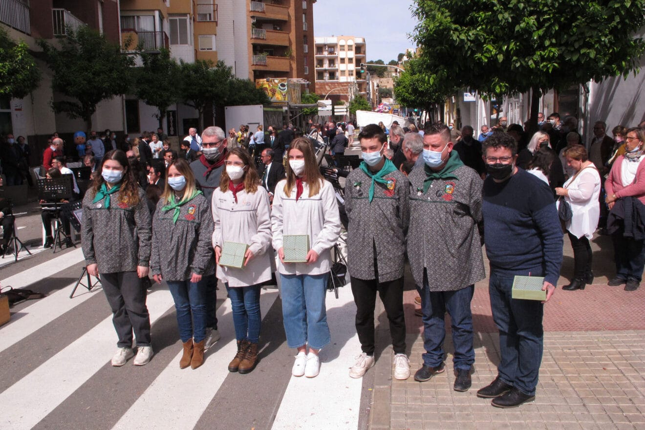 Cargos de las Fallas de Dénia y de la Saladar tras el concierto