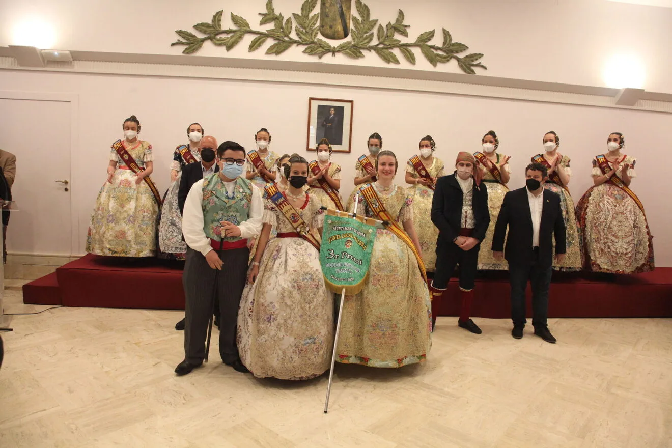 Entrega de premios infantiles a la falla Oeste de 2022