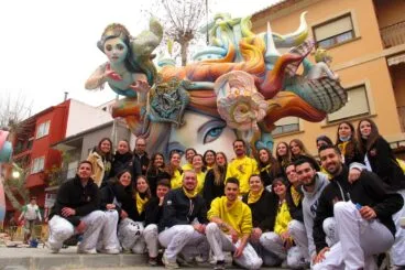 La comisión de la Oeste durante la plantà de 2022