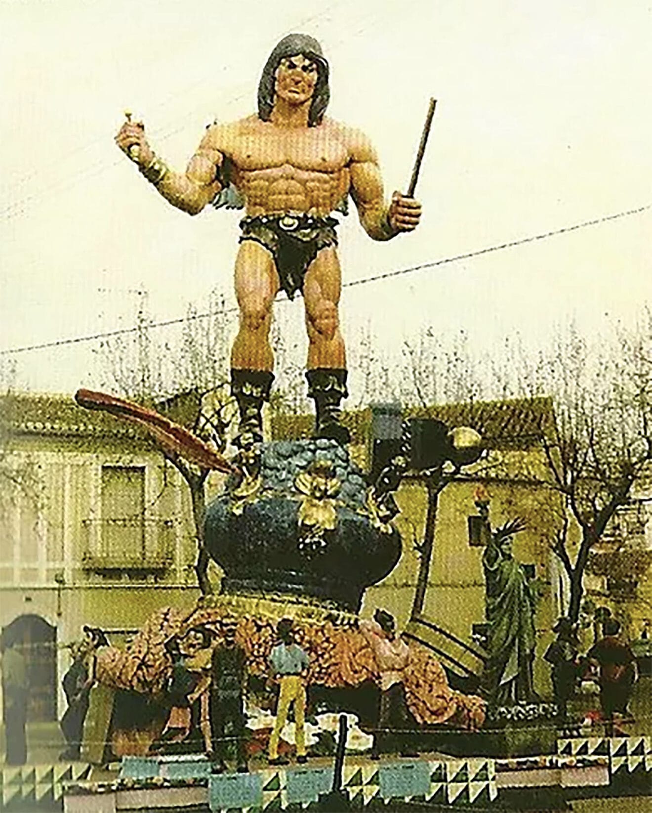 Monumento de la falla Oeste en 1986