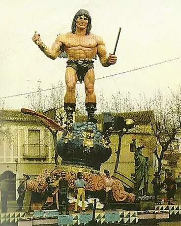 Monumento de la falla Oeste en 1986