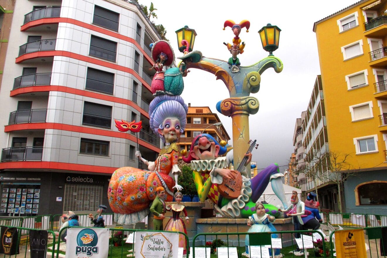Monumento de la falla Saladar 2022