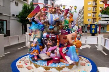 Monumento infantil de la falla Saladar 2022