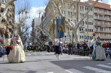 Ofrenda de Flores Fallas Dénia 2016 – Falla Campaments