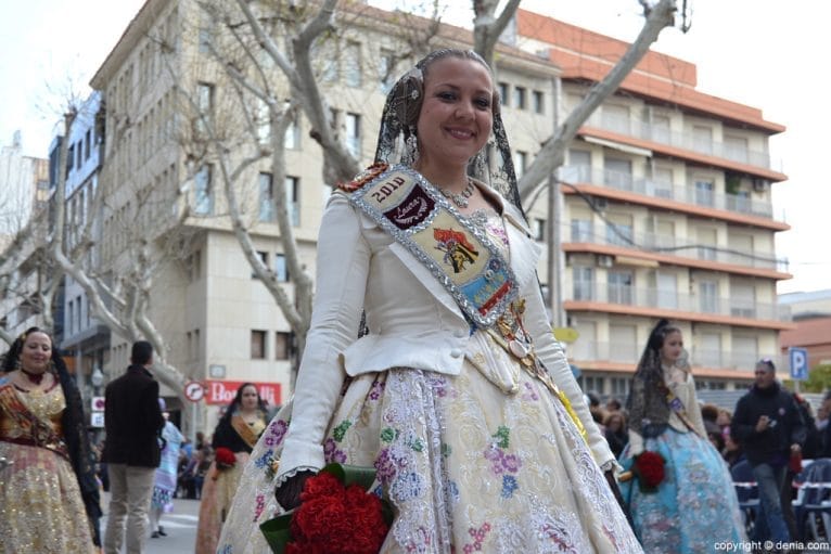 Ofrenda de Flores Fallas Dénia 2016 - Falla Campaments