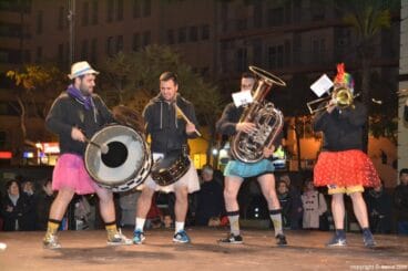 04 concierto bandas fallas denia 2016 los trotamusicos de cuenca