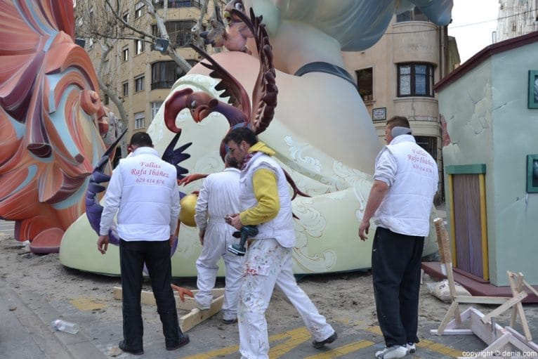 Plantà fallas Dénia 2016 - Falla Port Rotes
