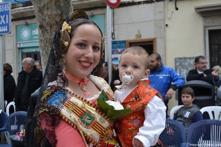 Ofrenda de Flores Fallas Dénia 2016 - Falla Diana