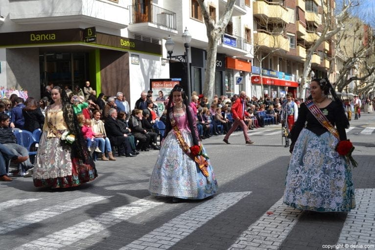 Ofrenda de Flores Fallas Dénia 2016 - Falla Darrere del Castell