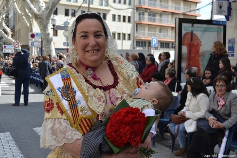 Ofrenda de Flores Fallas Dénia 2016 - Falla Darrere del Castell
