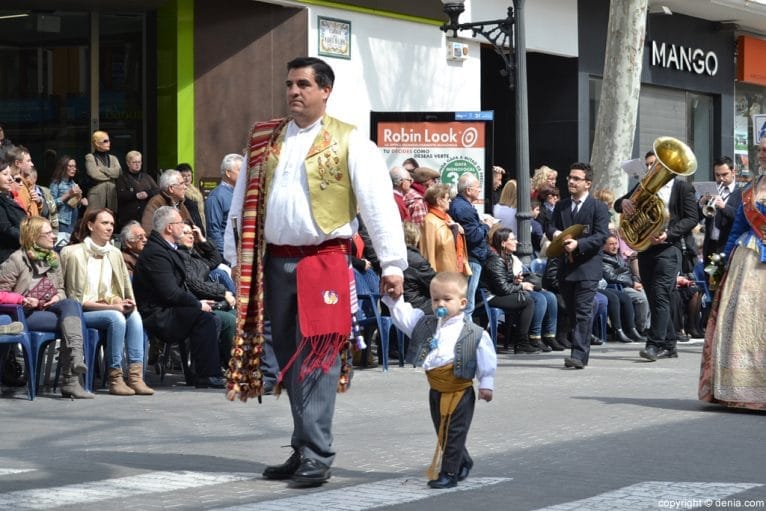 Ofrenda de Flores Fallas Dénia 2016 - Falla Darrere del castell