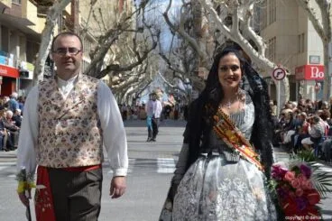 Ofrenda de Flores Fallas Dénia 2016 – Falla Les Roques – Cargos