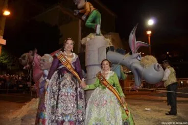Cremà fallas Dénia 2016 – Marina y Alejandra