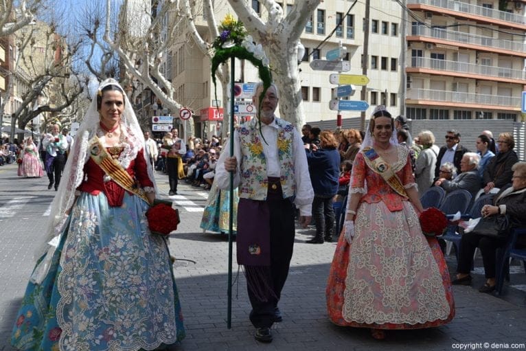 Ofrenda de Flores Fallas Dénia 2016 - Falla Saladar