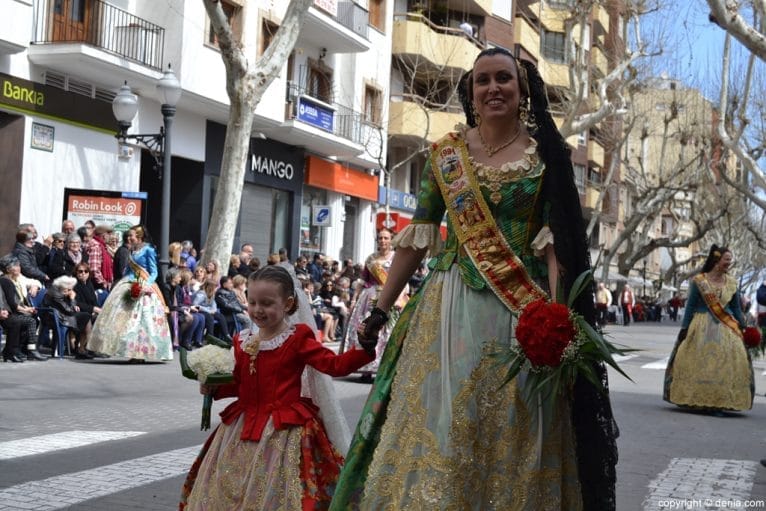 090 Ofrenda de Flores Fallas Dénia 2016 - Falla Saladar
