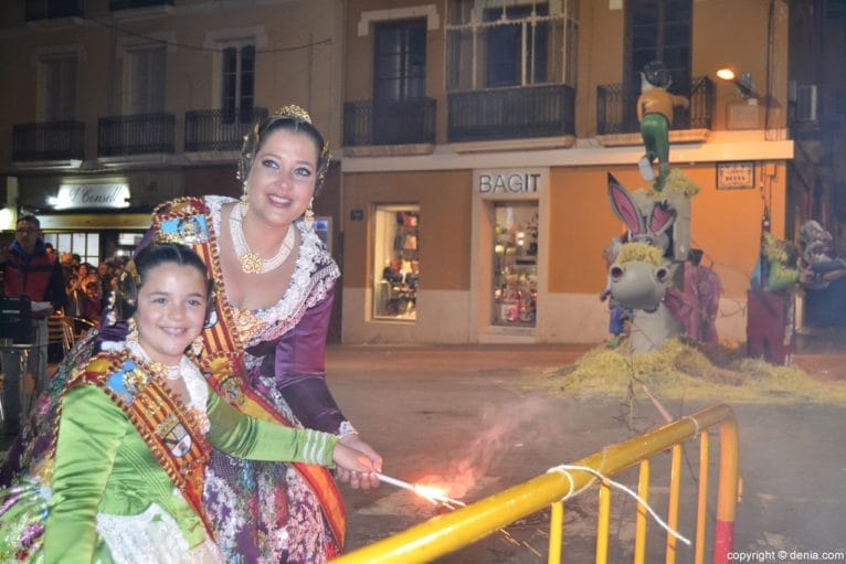 Cremà fallas Dénia 2016 - Falla de la Junta Local fallera