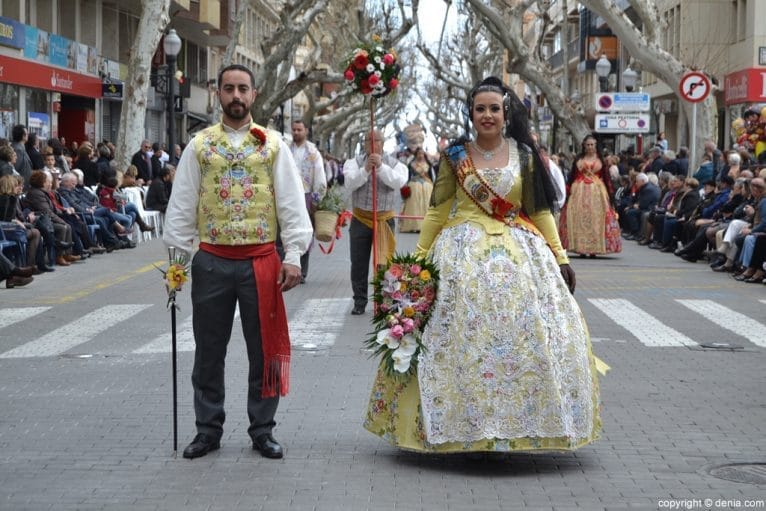 116 Ofrenda de Flores Fallas Dénia 2016 - Falla París Pedrera - Cargos