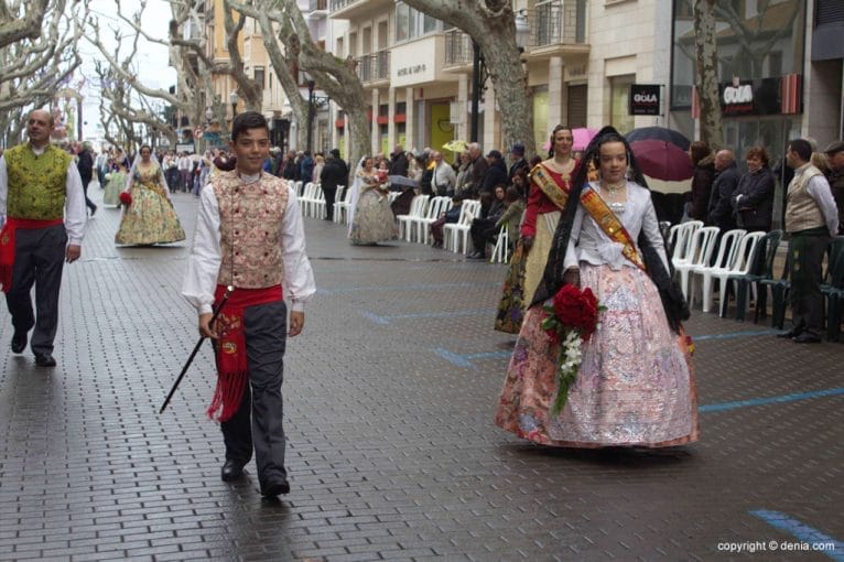 Ofrenda Flores Fallas Dénia 2015 - Falla París Pedrera