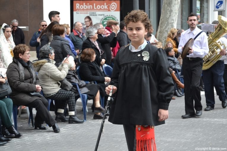 121 Ofrenda de Flores Fallas Dénia 2016 - Falla Centro - Presidente Infantil