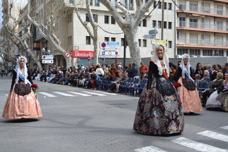 131 Ofrenda de Flores Fallas Dénia 2016 - Falla Baix la Mar - Foguera Carrer Sant Vicent de Alicante