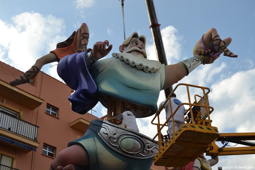 Plantà fallas Dénia 2016 - Falla Baix la Mar