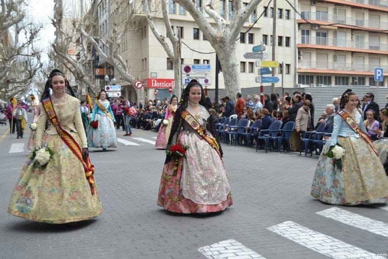 140 Ofrenda de Flores Fallas Dénia 2016 - Falla Oeste