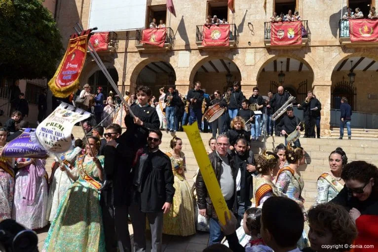 Premios Infantiles Fallas Dénia 2015 - celebración de la comisión del Centro