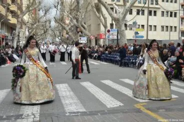 150 Ofrenda de Flores Fallas Dénia 2016 – Falla Oeste – Cargos infantiles