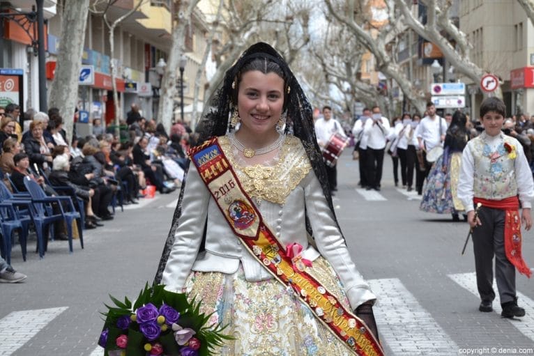 151 Ofrenda de Flores Fallas Dénia 2016 - Falla Oeste - María Vayà
