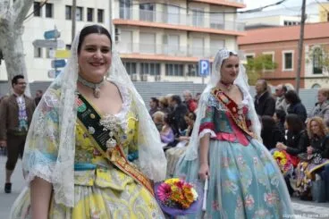 160 Ofrenda de Flores Fallas Dénia 2016 – Representantes de San Vicente del Raspeig