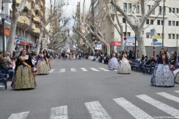 171 Ofrenda de Flores Fallas Dénia 2016 – Corte de honor de la Fallera Mayor de Dénia