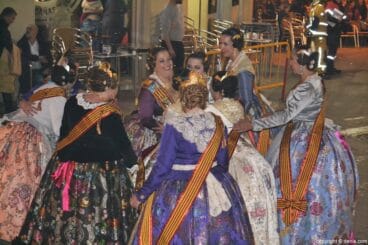 Cremà fallas Dénia 2016 – Corte de honor con Marina