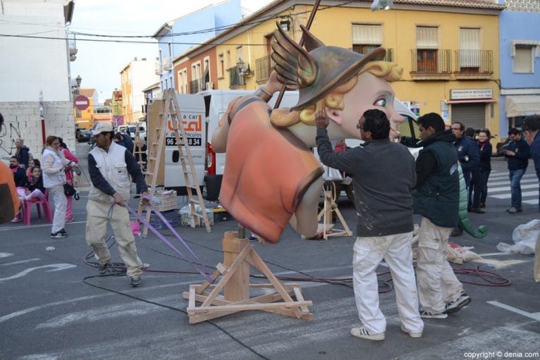 Plantà fallas Dénia 2016 - Falla Baix la Mar