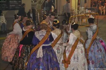 Cremà fallas Dénia 2016 – Corte de honor con Marina