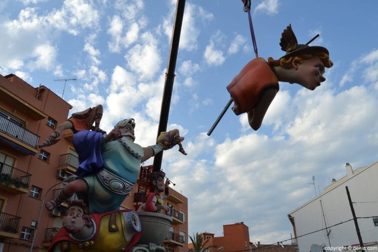 Plantà fallas Dénia 2016 - Falla Baix la Mar