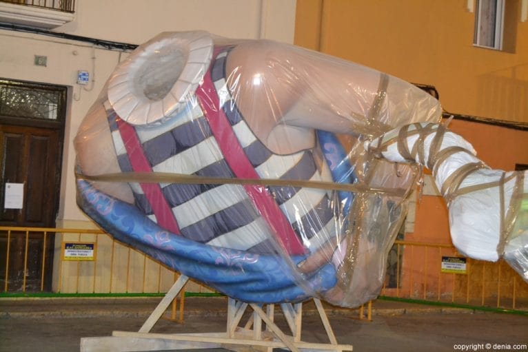 Plantà fallas Dénia 2016 - Falla oeste