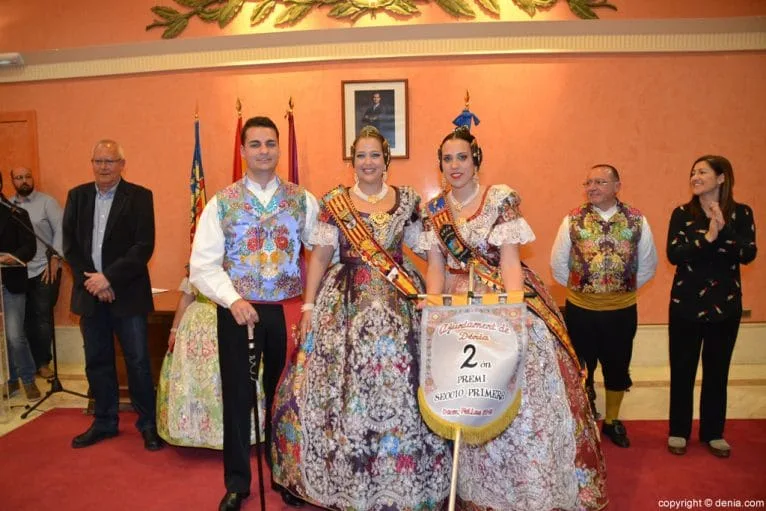 Premios fallas Dénia 2016 - Sección Primera - Falla Saladar 2º Premio
